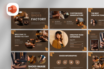Shoes Factory PowerPoint Template